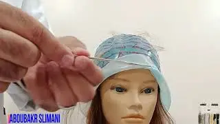 مراحل الاولى في كيفية عمل ليميش بوني ( les mèches bonnet )مع شرح سهل جدا وبسيط #الدرس السادس عشر #