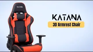 KATANA 3D-Ergonomic Gaming & Office Chair | 3D Adjustable Armrests |Adjustable Neck & Lumbar Support