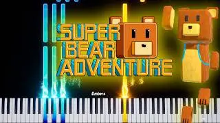 Bear Village/Main Hub - Super Bear Adventure - Piano Synthesia Tutorial