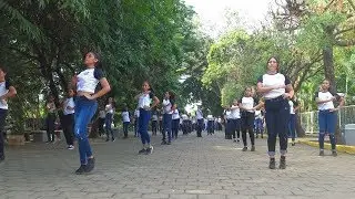 Practicas de Bandas Colegio San Luis Beltrán Chinandega 2019