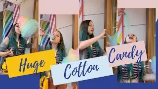 Japan Street Food Harajuku / Giant Rainbow Cotton Candy