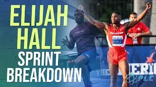 Elijah Hall 200 Meter Sprint Breakdown