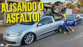 SAVEIRO G5 REBAIXADA NAS 18! ABRIU O PARA-LAMA PRA ANDAR NO LIMITE