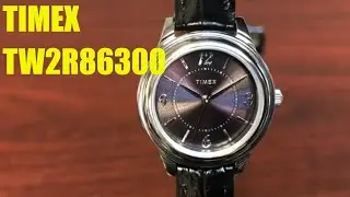 Timex Style Core 12mm Leather Band Watch TW2R863009