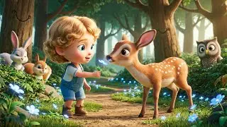 Little Deer Followed the Secret Forest Path | Nursery Rhymes for Kids & Baby Songs