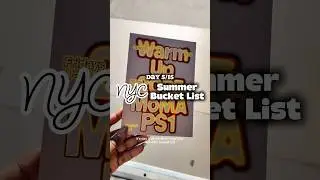 NYC Summer Bucket List | Day 5/15 #nyc #thingstodoinnyc #momaps1 #museum #summer #bucketlist