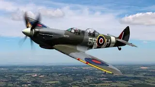 Spitfire Power, Grace and Glory. Battle for the Skies Special. Dog fight with Messerschmidt Me 109.