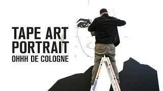 Tape Art Portrait | Ohhh de Cologne