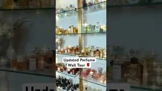 | FINALLY FINISHED SETTING UP MY PERFUME WALL⁉️