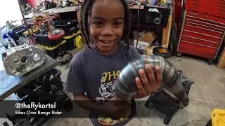 K2 gets a Korta-T custom make over on his pw50  with a new wicked Motorsport factory pipe 💨 💨
