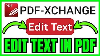 How To EDIT TEXT In PDF XChange Editor (QUICK & EASY) 2026