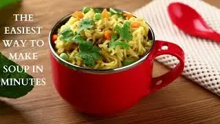 Noodle Bowl with Lid and Spoon