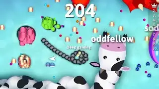 I found 40 Huge score Ball 😋 Epic snake gameplay ' Pepper ' snake io biggest snake ate Deep Gaming