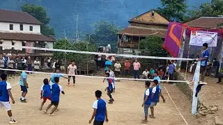 Madhuko  &lsquo;A&rsquo; vs nagardanda &lsquo;E&rsquo; volleyball  first match