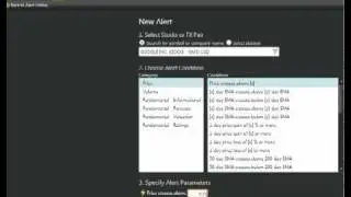 How to set up a target price stock alert