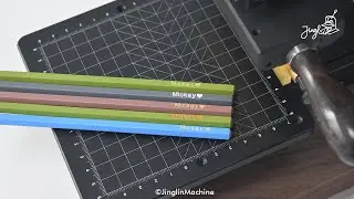DIY Custom Gold Foil Pencils | MAXITA EC-17 Hot Foil Stamping Machine