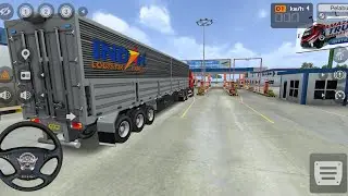 Truck Trailer Panjang Mencari Penumpang Wisata ke Pelabuhan Merak | BUS SIMULATOR INDONESIA BUSSID