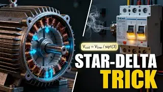 Star-Delta Starter Decoded: Taming the Motor&rsquo;s High Starting Current (3D Explained)