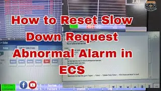 How to Reset Slow Down Request Abnormal Alarm in Main Engine ECS.