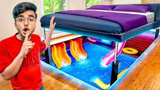 I Built a SECRET Swimming Pool