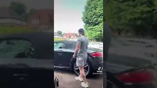 Audi TTS Convertible soft top roof cleaning tutorial - Steps in description