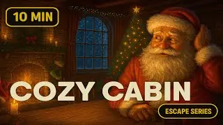 A Cozy Christmas Night at the North Pole — Santa’s Workshop Ambience (10-Min Escape | 4K)