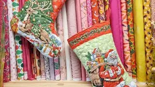 How to make quilted Christmas stockings