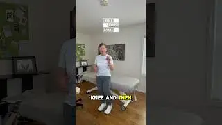 Pain in your knees when you squat?  Try this easy modification to build strength in your knee. ￼