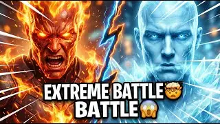 Heat Blast vs Ice Man: Clash of Extremes