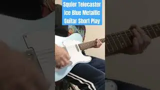 Squier Telecaster Ice Blue Metallic Electric Guitar Short Play