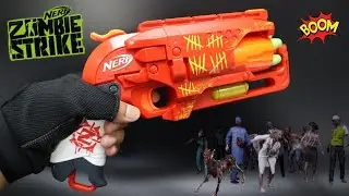 Unboxing & Testing NERF Zombie Strike Hammershot Blaster | Nerf Toy Guns | Nerf