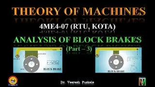 ANALYSIS OF BRAKES - BLOCK BRAKES - PART 3 - Dr. Veeresh Fuskele