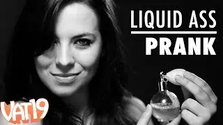 Models Spray Themselves with Liquid Ass Fart Spray - Gag Prank