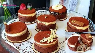 حلويات فرنسيةTarte-Entremet/ميني طارتوليت بطريقة مبسطة و شكل راقي و مذاق لذيذ جدا/شوكولا-كراميل