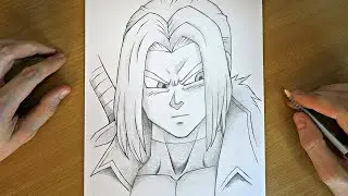 How to Draw Xeno Trunks | Dragon Ball | Anime Character Drawing Tutorial