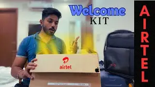 Airtel Welcome Kit Unboxing 2024 | Which Laptop Did @airtel send me?🤫