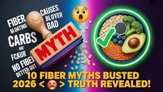 10 FIBER MYTHS BUSTED 2026 🔥 Truth Revealed! #healthyfood #loveyourgut