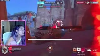 Kyootbot screams after dying in Overwatch (epic gamer moment)