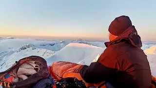 Тодорка по северният ръб и нощувка на върха
