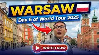 Exploring Warsaw, Poland 🇵🇱 | City Tour & History | World Tour 2025 | S10 EP 06