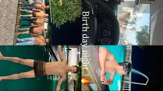 BIRTH DAY NIGHT WITH POOL PART🥳! NEW THAR ROXX REVIEW..! #birthdaycelebration #tharroxx2025