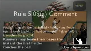 Tagging Up and Timing the Retouch - Baseball Myth