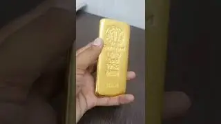 1 kg gold biscuit #shorts #gold #youtubeshorts #respect