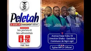 PELETAH 14 JOURS DE CHANGEMENT D'ETAT