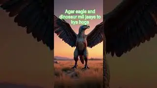 eagle and dinosaur mil jaaye to kya hoga#shortvideo #shortsviral #shorts
