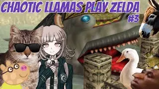 IT'S JUST A DUNGEON MAP! | Chaotic Llamas Play Zelda #3 Feat. Felipe, Julian Hare, Eva, Binks, & Dom