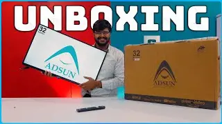 ADSUN 32 Inch Smart LED TV Latest Model Unboxing & Review Under ₹10000