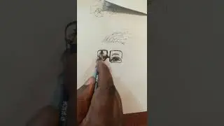 Drawing glasses, Abstract Face #fun #sketch
