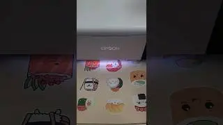 Epson ET 8500 Printing stickers test. excellent result!