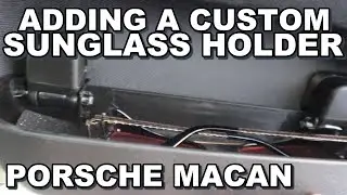 PORSCHE MACAN SUNGLASS HOLDER DIY HOW TO
